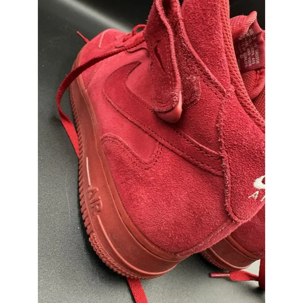 Size 11.5- Nike Air Force 1 Mid '07 Red October 2016 Rare